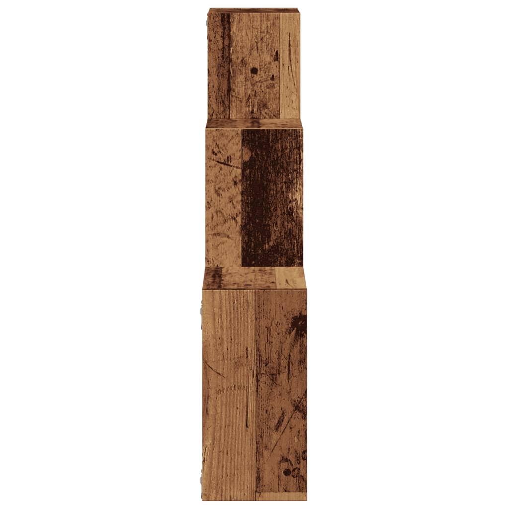 Wandplanken Kubus 68X15X68 Cm Bewerkt Hout Kleurig