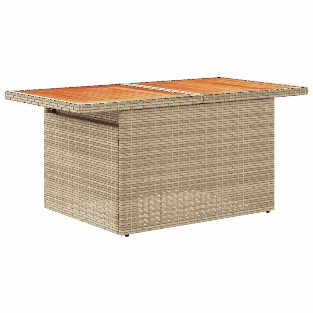 9-Delige Loungeset Met Kussens Poly Rattan